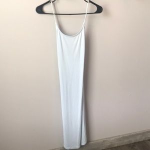Light blue cross back dress